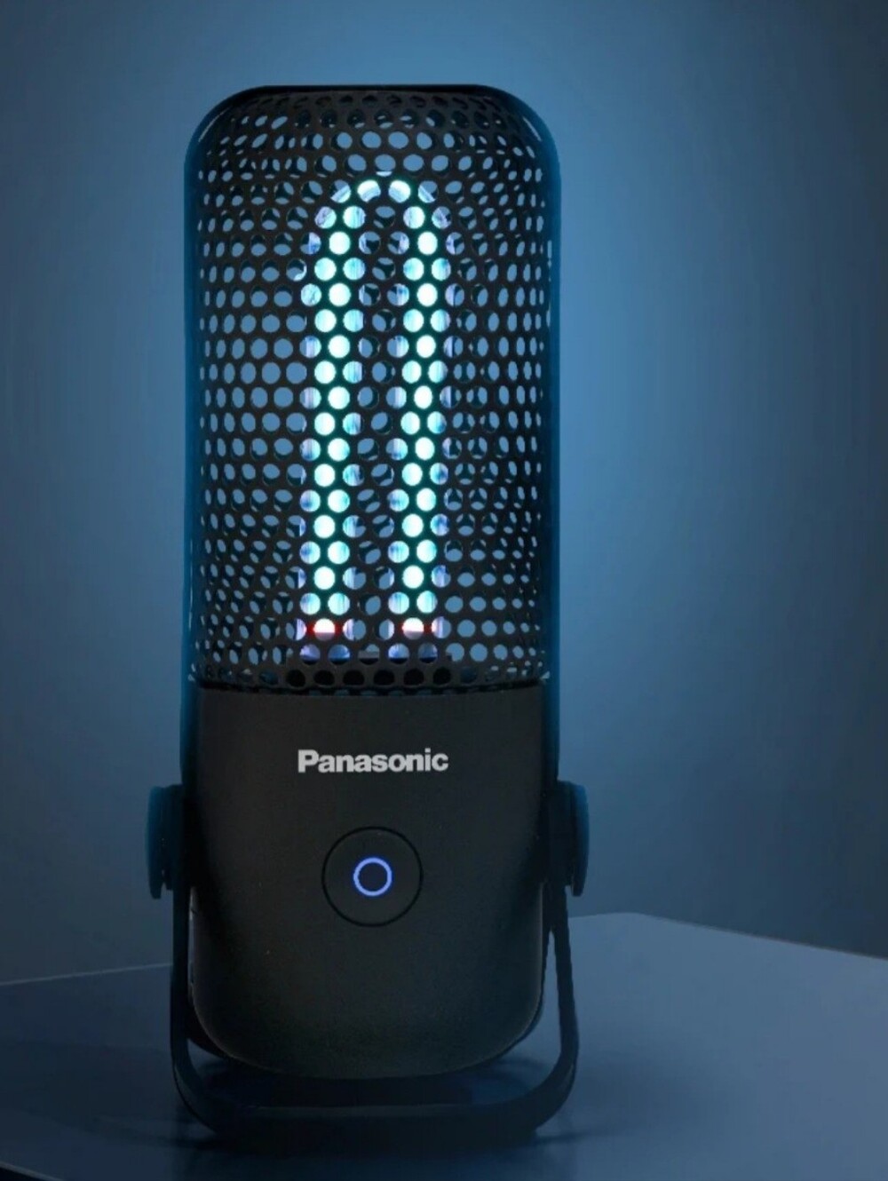 Panasonic Kraft Gift Tube with Blue Microphone Graphic
